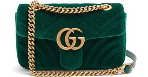 green velvet gucci|gucci velvet bag marmont.